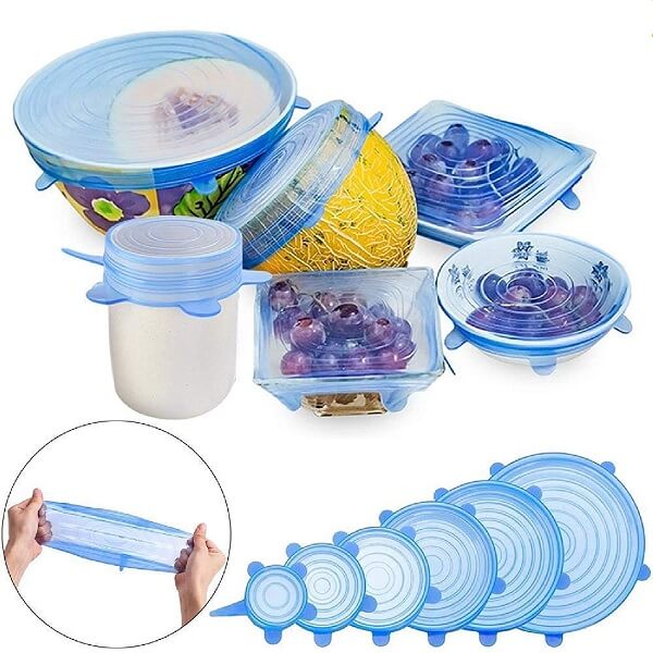 Silicon Stretch Airtight Food Cover.